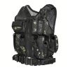 Tactical Vest for Men with Detachable Belt and Subcompact/Compact/Standard Holster for Pistol - Perfect for Airsoft and Military Training