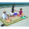 9'x12' Reversible RV Outdoor Patio Mat, Camping Mat, Interlocked Squares (Reversible with 2 designs)